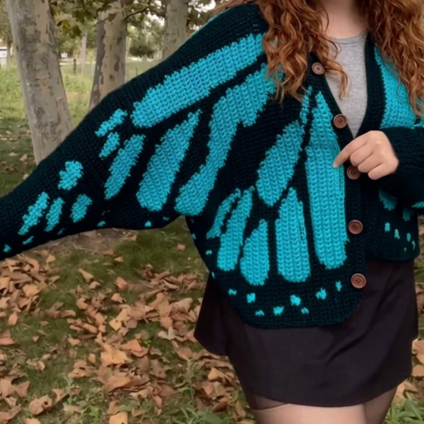 Samira's Butterfly Cardigan