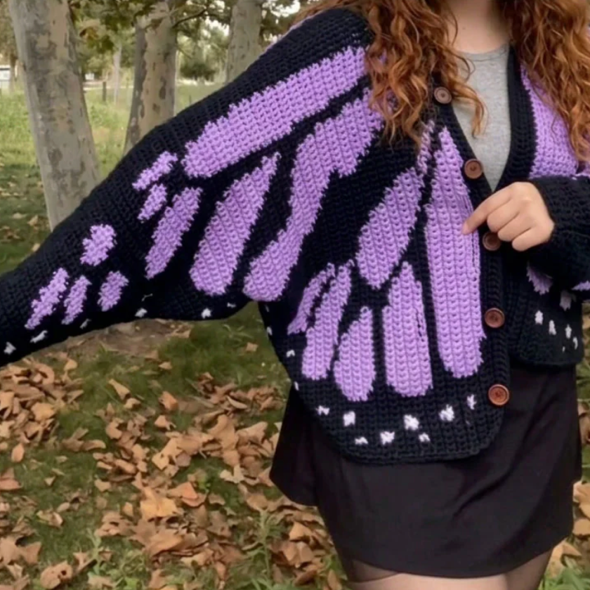Samira's Butterfly Cardigan